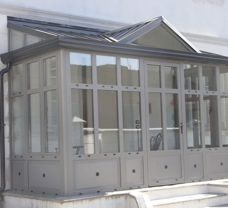 Fabbro Giulio Airoldi - Giardino d'inverno in alluminio